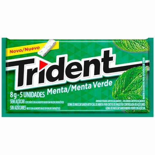 Trident Chiclete Sb Menta 8g