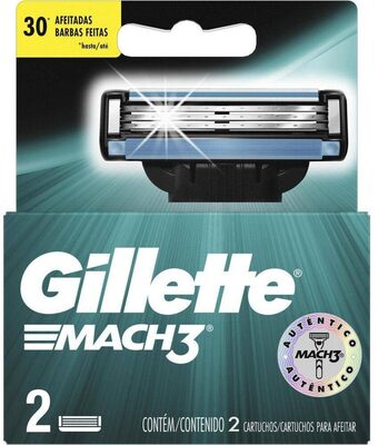 Carga Gillete Mach 3 com 2